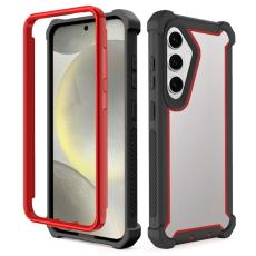 OEM - Mobilskal f&ouml;r Samsung Galaxy S26 Transparent 2 i 1 Shockproof TPU + PC - Svart