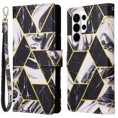 OEM - Mobilskal f&ouml;r Samsung Galaxy S26 Ultra Konstl&auml;der med handledsrem - Svart