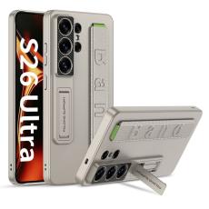 GKK - GKK Mobilskal f&ouml;r Samsung Galaxy S26 Ultra Kickstand PU + PC - Gr&aring;
