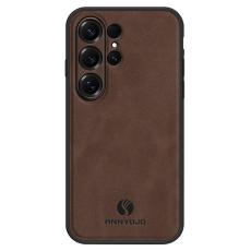ANNYOJO - Annyojo Mobilskal f&ouml;r Samsung Galaxy S26 Ultra Konstl&auml;der + PC + TPU - Kaffe