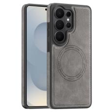 OEM - Mobilskal f&ouml;r Samsung Galaxy S26 Ultra Magnetiskt Konstl&auml;der - Gr&aring;