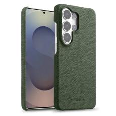 Melkco - MELKCO Mobilskal f&ouml;r Samsung Galaxy S26 Ultra Magnetiskt &Auml;kta l&auml;der - M&ouml;rkgr&ouml;n