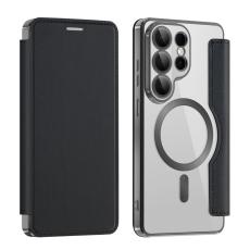 OEM - Mobilskal f&ouml;r Samsung Galaxy S26 Ultra Magnetiskt Konstl&auml;der - Svart