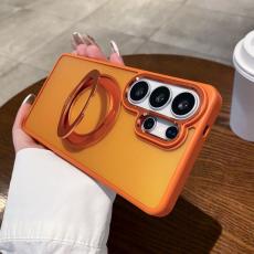 OEM - Mobilskal f&ouml;r Samsung Galaxy S26 Ultra Magnetiskt Kickstand PC + TPU - Orange