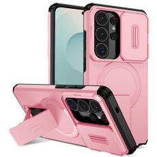 OEM - Mobilskal f&ouml;r Samsung Galaxy S26 Ultra Magnetiskt Kickstand - Rosa