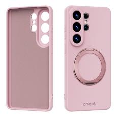 ABEEL - ABEEL Mobilskal f&ouml;r Samsung Galaxy S26 Ultra Magnetiskt Kickstand - Rosa