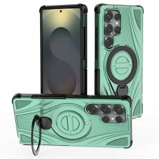 OEM - Mobilskal f&ouml;r Samsung Galaxy S26 Ultra Magnetiskt Kickstand TPU - Gr&ouml;n