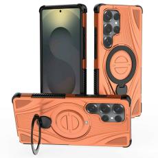 OEM - Mobilskal f&ouml;r Samsung Galaxy S26 Ultra Magnetiskt Kickstand TPU - Orange