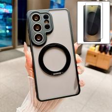 OEM - Mobilskal f&ouml;r Samsung Galaxy S26 Ultra Magnetiskt Kickstand TPU + PC - Svart