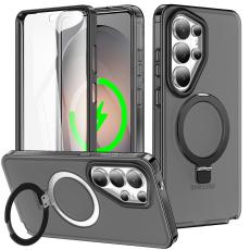 OEM - Mobilskal f&ouml;r Samsung Galaxy S26 Ultra Magnetiskt Kickstand TPU + PC - Svart