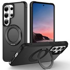 OEM - Mobilskal f&ouml;r Samsung Galaxy S26 Ultra Magnetiskt Kickstand TPU + PC - Svart