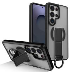 OEM - Mobilskal f&ouml;r Samsung Galaxy S26 Ultra Magnetiskt Kickstand TPU + PC - Svart