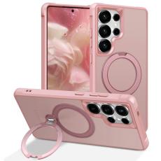 OEM - Mobilskal f&ouml;r Samsung Galaxy S26 Ultra Magnetiskt Kickstand TPU - Rosa