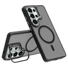 LeReach - LeReach Mobilskal f&ouml;r Samsung Galaxy S26 Ultra Magnetiskt Kickstand TPU - Svart