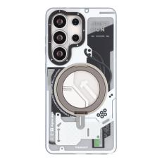 YOUNGKIT - YOUNGKIT Mobilskal f&ouml;r Samsung Galaxy S26 Ultra Magnetiskt Kickstand TPU - Vit