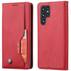 OEM - Mobilskal f&ouml;r Samsung Galaxy S26 Ultra Magnetiskt Konstl&auml;der - R&ouml;d