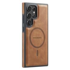 MAGKING - MAGKING Mobilskal f&ouml;r Samsung Galaxy S26 Ultra Magnetiskt PC + TPU - Brun