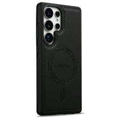LC.imeeke - LC.IMEEKE Mobilskal f&ouml;r Samsung Galaxy S26 Ultra Magnetiskt Konstl&auml;der - Svart