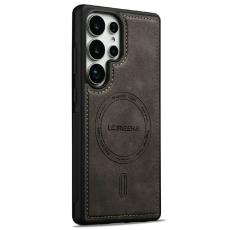 LC.imeeke - LC.IMEEKE Mobilskal f&ouml;r Samsung Galaxy S26 Ultra Magnetiskt PU + TPU - Kaffe