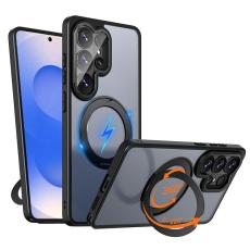 OEM - Mobilskal f&ouml;r Samsung Galaxy S26 Ultra Magnetiskt TPU + Kickstand - Svart