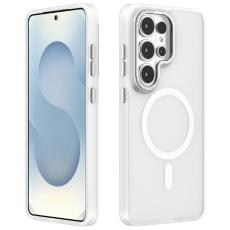 OEM - Mobilskal f&ouml;r Samsung Galaxy S26 Ultra Magnetiskt TPU + PC - Vit