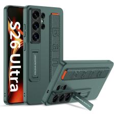 GKK - GKK Mobilskal f&ouml;r Samsung Galaxy S26 Ultra PC + TPU Kickstand - Gr&ouml;n