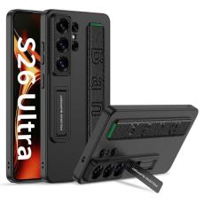 GKK - GKK Mobilskal f&ouml;r Samsung Galaxy S26 Ultra PC + TPU Kickstand - Svart