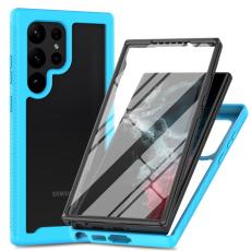 OEM - Mobilskal f&ouml;r Samsung Galaxy S26 Ultra Transparent PC + TPU - Ljusbl&aring;