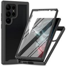 OEM - Mobilskal f&ouml;r Samsung Galaxy S26 Ultra Transparent PC + TPU - Svart