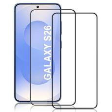 Amorus - Amorus Sk&auml;rmskydd f&ouml;r Samsung Galaxy S26 H&auml;rdat glas Full Glue - Transparent