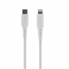 FIXED - FIXED LIQUID silikonkabel USB-C/Lightning 0.5m Vit
