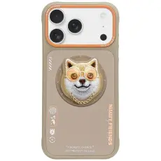 NIMMY - Nimmy iPhone 17 Pro Max Mobilskal MagSafe Glasses Cool Dog - Beige