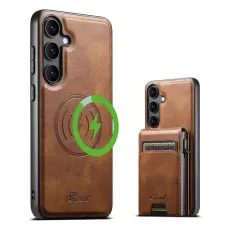 SUTENI - SUTENI Mobilskal f&ouml;r Galaxy S25 Plus MagSafe Korth&aring;llare H19 - Brun