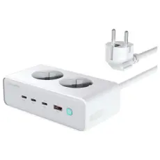 4smarts - 4smarts Grenlist 6-i-1 65W GaN - Vit