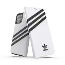 Adidas - Adidas iPhone12/12 Pro Pl&aring;nboksfodral PU - Svart/Vit
