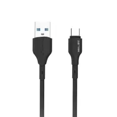 Beline - Beline USB-A/USB-C Kabel 25W 1 m BLNCBC01 - Svart