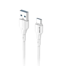 Beline - Beline USB-A/USB-C Kabel 25W 1 m BLNCWC01 - Vit