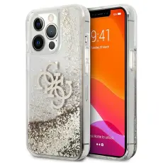 Guess - Guess iPhone 13 Pro Max Mobilskal MagSafe 4G Glitter - Guld