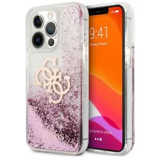 Guess - Guess iPhone 13 Pro Max Mobilskal MagSafe 4G Glitter Liquid