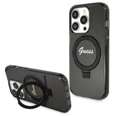 Guess - Guess iPhone 13 Pro Max Mobilskal MagSafe MagSafe Ring Stand Glitter