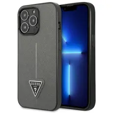 Guess - Guess iPhone 13 Pro Max Mobilskal MagSafe SaffianoTriangle Logo