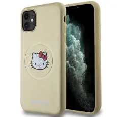 Hello Kitty - Hello Kitty iPhone 11/XR Mobilskal MagSafe MagSafe Kitty Head - Guld