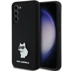 KARL LAGERFELD - Karl Lagerfeld Mobilskal till Galaxy S24+ MagSafe Silikon Choupette Pin