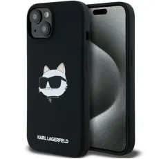 KARL LAGERFELD - Karl Lagerfeld Mobilskal till iPhone 15 Plus MagSafe Silicone Choupette