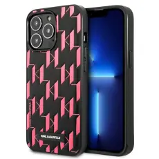 KARL LAGERFELD - Karl Lagerfeld iPhone 13 Pro Max Skal MagSafe Monogram Plaque Rosa