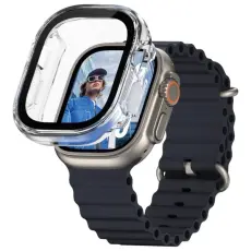 PanzerGlass - PanzerGlass Apple Watch Ultra 2 (49mm) H&auml;rdat Glas Sk&auml;rmskydd Snappie