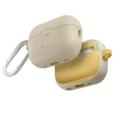 UNIQ - UNIQ AirPods Pro 2 (2022/2023) Skal Clyde Lock beige-Gul