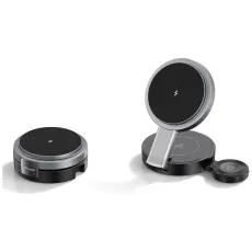 USAMS - USAMS Hopf&auml;llbar 3-i-1 Induktionsladdare (US-CD234)