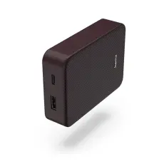 Hama - HAMA Powerbank Colour 10 10000mAh USB-C+USB-A Plommon