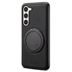 DENIOR - DENIOR Samsung Galaxy S23 Plus Magnetiskt Fodral Läder PC TPU - Svart